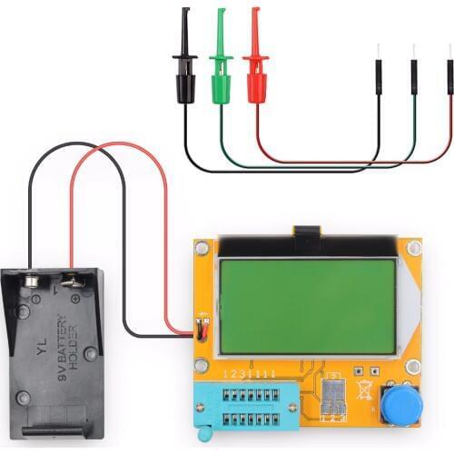LCR-T4 Digital Transistor Tester Resistor Capacitor Tester Diode Inductance Multimeter with Test hook