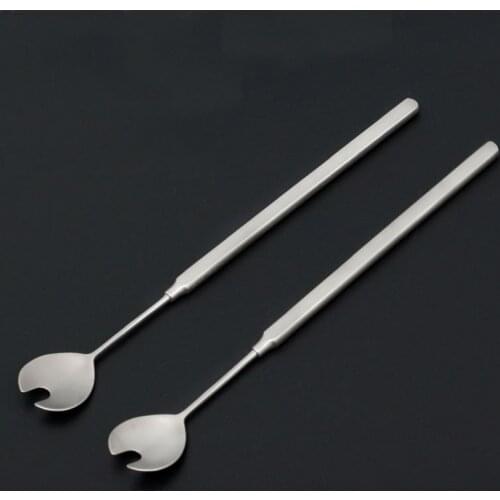 Eyeball Extractor Microscopic Ophthalmology Surgical Instruments Stainless Steel Meibomian Gland Optic Nerve Spatula Eyeball Ext