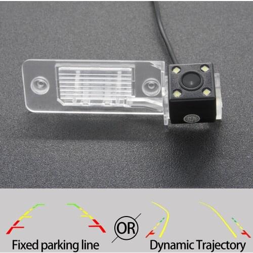 Fixed Or Dynamic Trajectory Rear View Camera For VW Tiguan Touareg Polo Sedan Santana Passat B5 Car Reverse Parking Accessories
