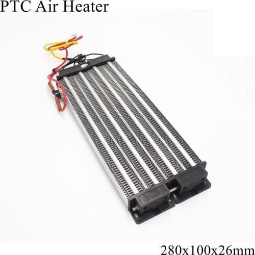 280x100x26mm 220V 2500W PTC Heater Ceramic Thermistor Air Heating Mini Outdoor Heaters Induction Aquarium Water Car Film Plate