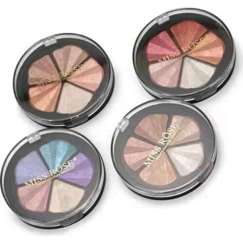 MISS ROSE IMAGIC New Arrival Charming Eyeshadow 5-color Eyeshadow kitMake up Palette Matte Shimmer Pigmented Eye Shadow Powder