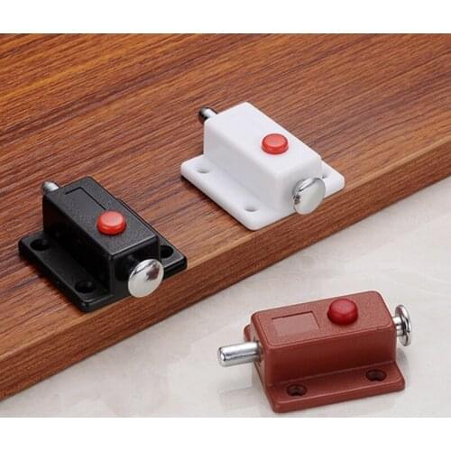 MroMax White/Black/Brown/Silver Color Stainless Steel/Plastic Door Window Bolts 6mm 1/2/5/8/10/20pcs New Polished/Brushed Latch