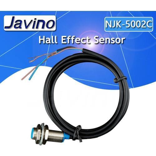 NJK-5002C Hall Effect Sensor Proximity Switch NPN 3-Wires Normally Open + Magne