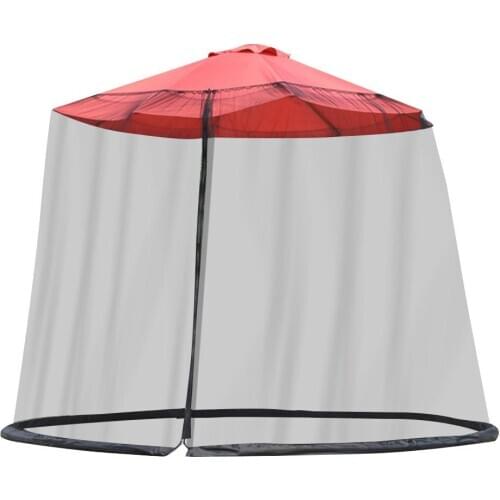 New Universal Mosquito Bug Net Parasol Outdoor Lawn Garden Camping Umbrella Sunshade Cover Rome Umbrella