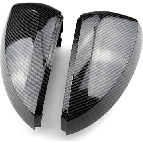 NEW-Car Rearview Mirror Shell Wing Rearview Mirror Cover for Polo- Plus 2019 2020