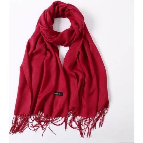 10pcs/lot Women Plain Cashmere Scarf Thin Shalws Summer Lady Solid Female Neck Long Scarves Pashmina Foulard Head Scarves Wraps