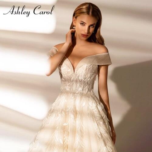 Ashley Carol A-Line Wedding Dress 2021 Delicate Sweetheart Bride Princess Bridal Gown