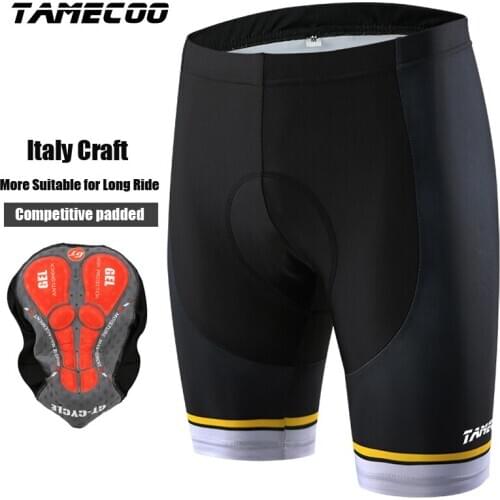 Tamecoo Culotte Ciclismo Cycling Shorts 5D Padded Mens Bicycle Riding Shorts MTB Bike Race Cycling Tights Cycling Underwear