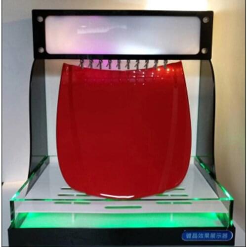 TPU PPF Clear Bra Films Car Paint Protection Film Water Repellent Test Performance Display Machine With Red Hood MO-621