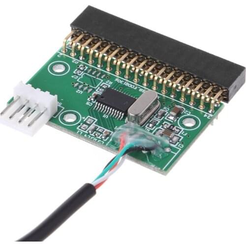 1.44MB 3.5" USB Cable Adapter To 34Pin Floppy Drive Connector U Disk To Floppy Disk PCB Board