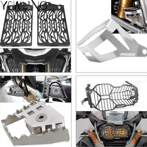 For BMW R 1200 GS R1200GS 1200GS ADV Adventure Radiator Headlight Guard Sidestand Tank cap Cover Brake Lever Pedal Protector