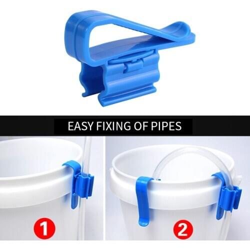 1/2PC Home Brew Bucket Clip Pipe Syphon Tube Flow Control Wine Beer Clamp Fish Aquarium Filtration Water Pipe Filter Hose Holder