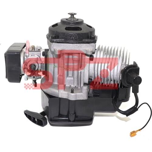 Mini motorcycle accessories 49CC small sports car 2 two-stroke engine gasoline engine all-aluminum hand puller
