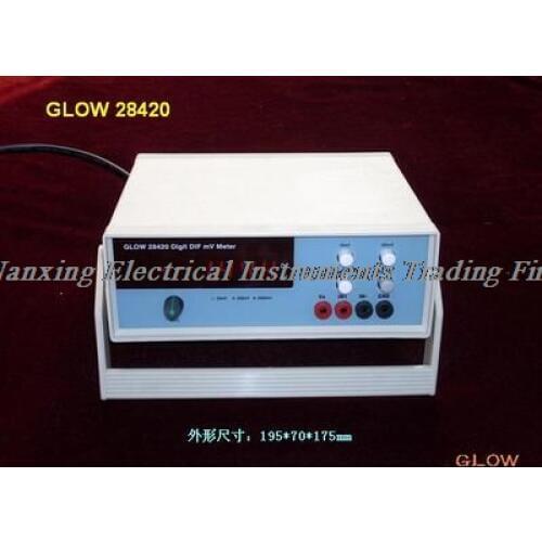 Fast arrival GLOW28420 4 1/2 Digit differential signal tester digital millivolt meter 20mV/200mV/2000mV