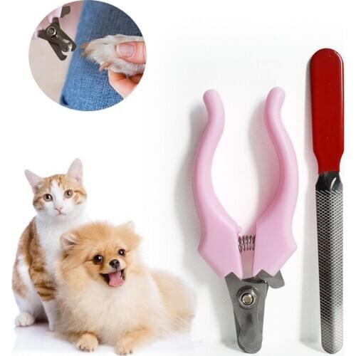 Pet Nail Clippers Claw Cutter Scissors for Dog Puppy Cats Nail Trimmers Nail File Animal Pet Grooming Tool Supply