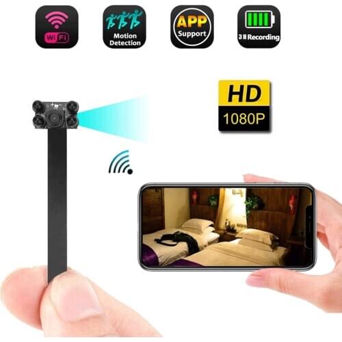 1080P DIY Portable WIFI Mini Camera Micro webcam Secret Camcorde Support Remote View Night Vision Motion Detection Hidden card