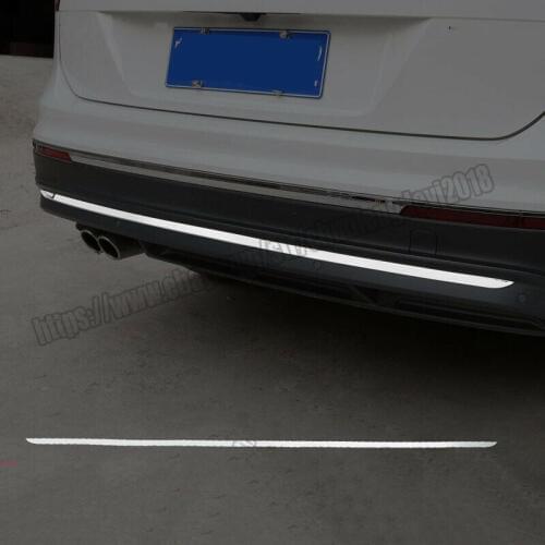 Car modification Car accessories stainless steel Rear bumper Trim 1pcs ForVW Tiguan 2017 2018