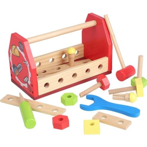 Montessori Toolbox Kit Screw Nut Toys Educational Toy Construction Tools