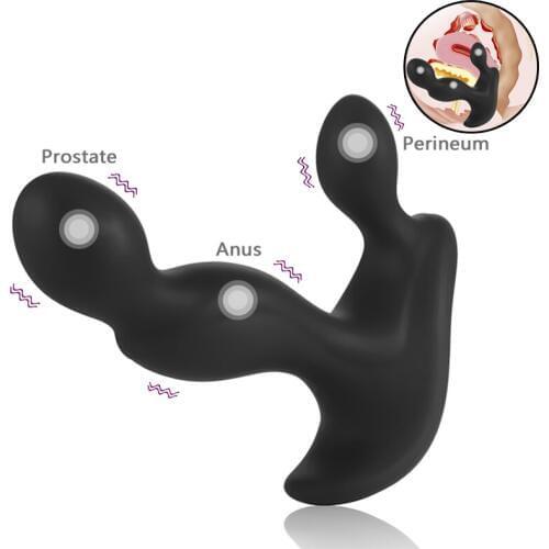 Men Vibration Anal Plug Silicone Prostate Massage Vibrators For Man Gay Anal Sex Toys Perineum Anus Stimulator Sex Toys for Men