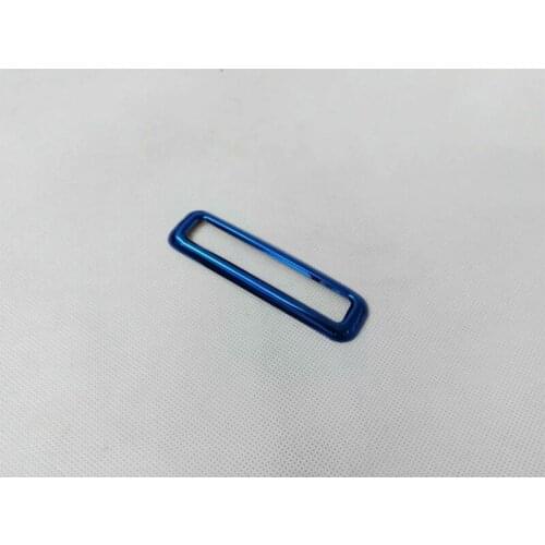 Car Seat Memory Adjustment Switch Cover Trim Sticker Stainless Steel Blue Style For Golf 7 MK7 Accessories Car Styling