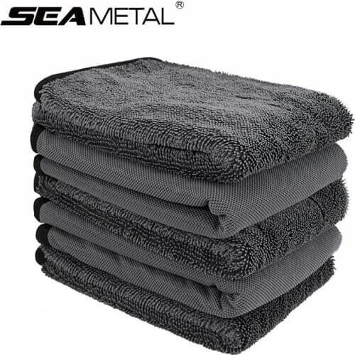40X40cm Car Towels Wash Accessories Auto Towel Thick Detailing Cleaning Car Care Washing Clean Cloth Coral Fleece Soft Towel