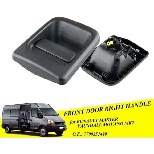 Right Side Sliding Door Handle for Renault Master Vauxhall Movano Mk2 Black 7700352489