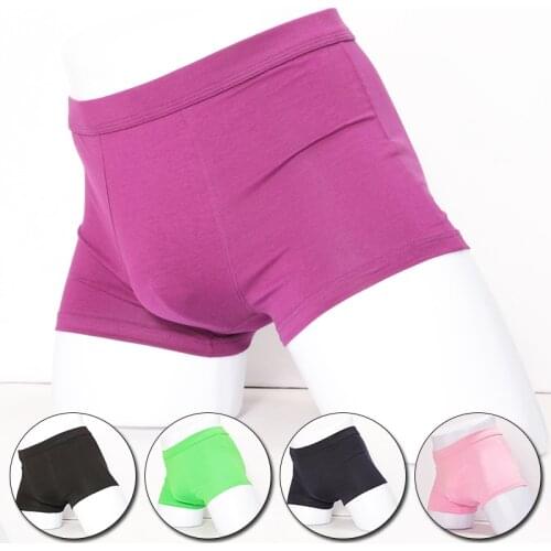 Men Cotton Underwear Boxer Bulge Pouch Underpants White Shorts Boxer Sexy Boxershorts Man Breathable Men Underwear Boxer Homme