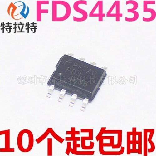 10pcs AO4435 SOP-8 AP4435 FDS4435BZ SOP8 SI4435 SOP FDS4435 LCD power MOS chip