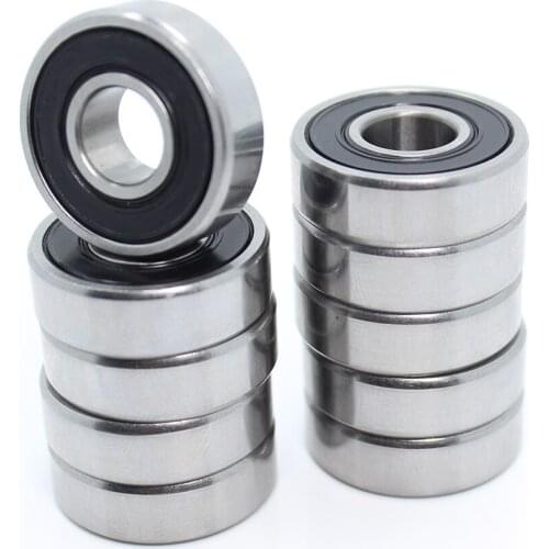 6000-2RS Bearing ABEC-5 (10PCS) 10x26x8 mm Deep Groove 6000 2RS Ball Bearings 6000RS 180100 RS