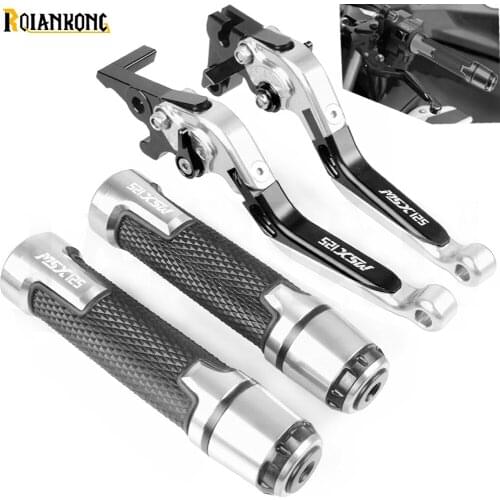 Motorcycle Accessories Handle Lever CNC Adjustable Brake Clutch Lever Handgrip For Honda MSX125 MSX-125 2014 2015 2016 2017