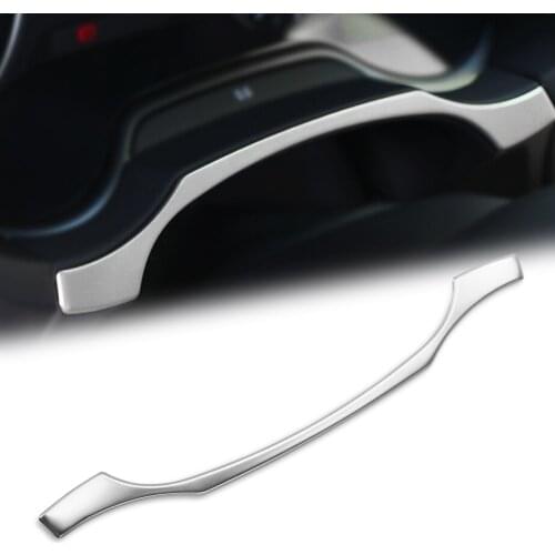 Car Interior Accessories Chrome Trim Car Styling Car Dashboard Panel Decoration Cover Sequins Special 3D Stickers For Audi A3 8V