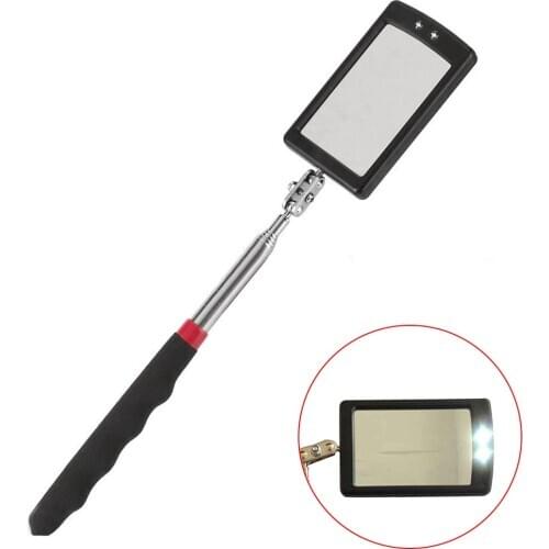 Adjustable Car Angle View Pen Automotive Telescopic Detection Lens Telescoping Inspection Mirror Extending Flexible