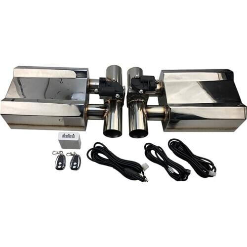 Auto parts exhaust pipe T valve muffler for Porsche 718 pneumatic remote valve muffler tail pipe