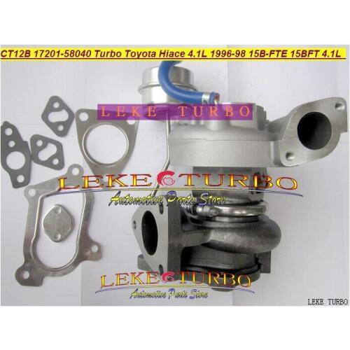 Free Ship CT12B 17201-58040 17201 58040 Turbo Turbine Turbocharger For TOYOTA HIACE Mega Cruiser 1996-98 15B-FTE 15BFT 15B 4.1L