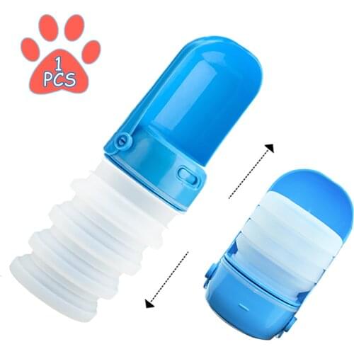 Pet Dog Water Bottle Feeder Bowl Portable Water Food Bottle Pets Outdoor Travel Drinking Dog Bowls Water Bowl for Dogs