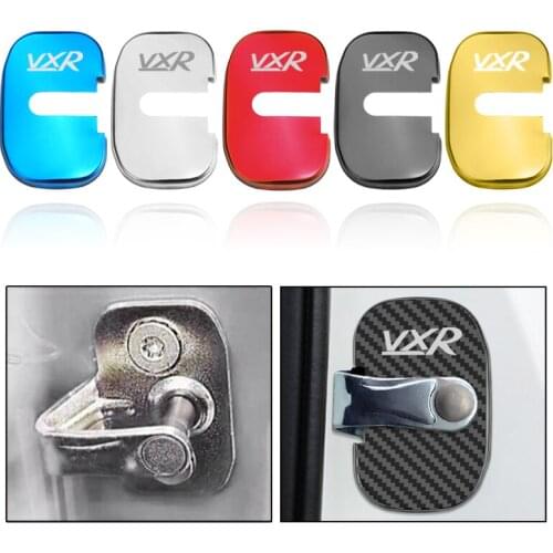4pcs/set Auto Door Lock Decoration Cover Case For Vauxhall VXR Insignia Astra Accessories Car-Styling