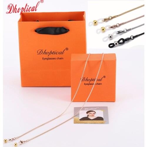 Stainless Steel Eyeglass Holder Chain sunglasses Necklace Chain for man and women by dhoptical