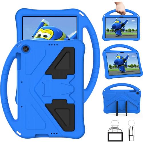Kids Case for Lenovo Tab M10 FHD Plus (2nd Gen) TB-X606X X606F Tablet hand-held Non-toxic EVA full body cover for Tab M10 X605