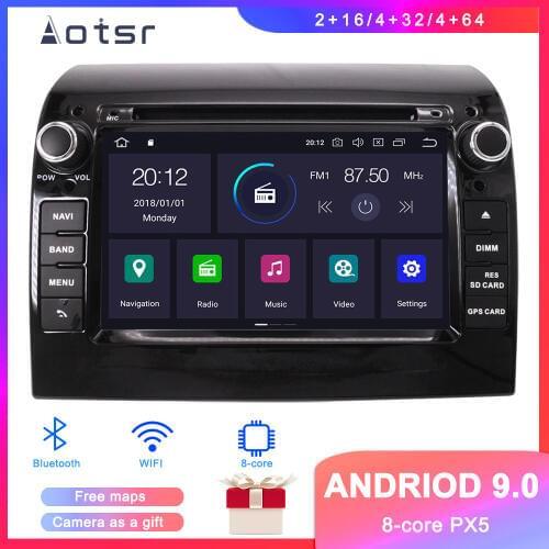 DSP Android 9.1GPS Navigation Car DVD Player For Fiat Ducato 2008+ Auto Stereo Radio Multimedia Player Head Unit tape Recorder