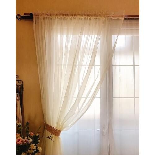 European pastoral white door partition cortinas curtain for living room шторы yarn тюль на окна window screen free shipping LQ
