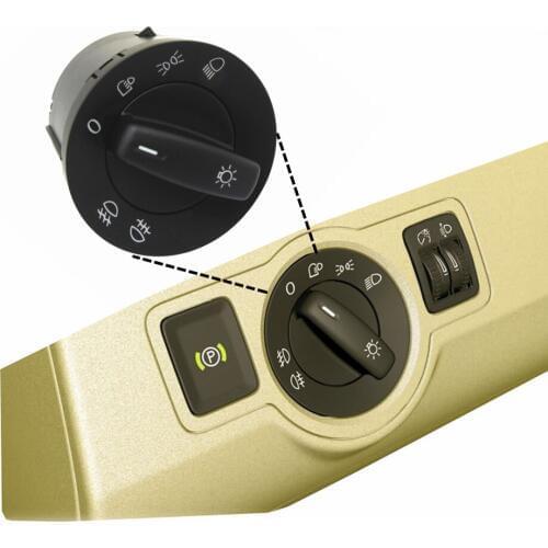 FaroeChi Headling Fog Lamp Switch For V-W Caddy III Touran J-etta Golf V VI 5 6 J-etta Passat B6 CC Rabbit 1K0 941 431N 431A