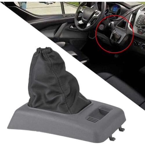 Car Gear Shift Knob Boot Dust Cover Gear Gaiter for Ford Transit Connect 2006 2007 2008 2009 2010 2011 2012 Artificial Leather