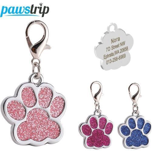 1pc Personalized Dog Tags Engraved Pet ID Name Collar Tag Pendant Custom Dog Tag Cat Puppy ID Tags Dog Name Tag For Dogs Cat S/L
