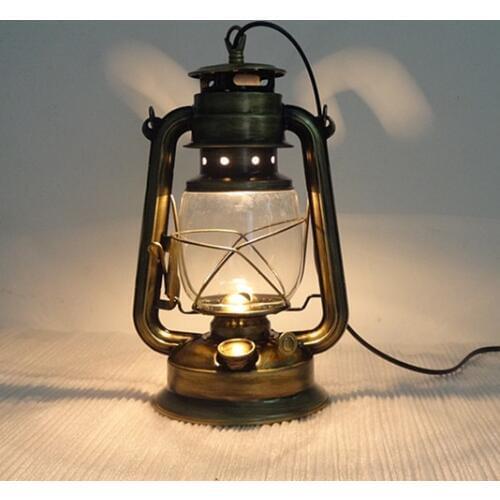 Kerosene lamp single pendant light FREE SHIPPING 3PCS Fashion pendant light balcony brief rustic iron antique lantern ZCL
