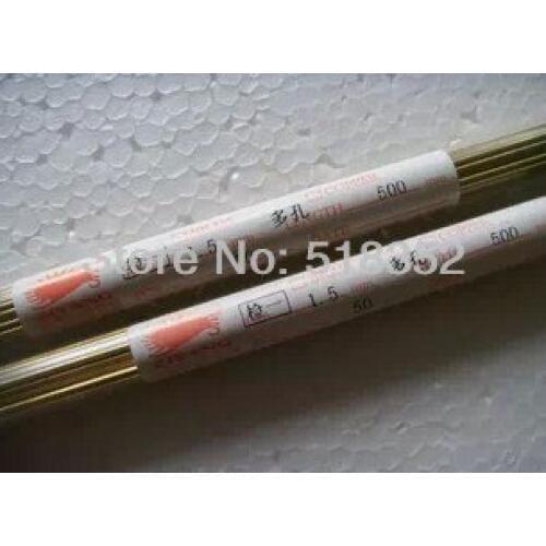 1.5mmx500mm Multihole Ziyang Brass Electrode Tube for EDM Drilling Machines