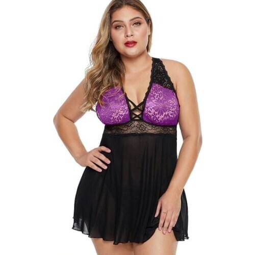 Fashion Hot Sale Womens Sling Pajamas Plus Size Sexy Nightdress European And American Sleepwear S M L XL XXL XXXL XXXXL 5XL 6XL