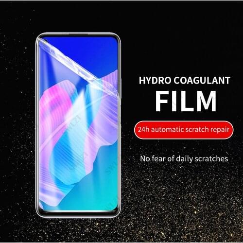 Soft full cover for huawei P20 lite P30 P40 pro plus phone screen protector P40 lite E hydrogel film Not Glass protective film