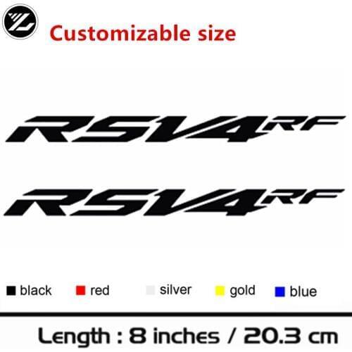 Motorcycle sticker body fuel tank wheel fairing moto gp stickers notebook luggage helmet for Aprilia RSV4 rf