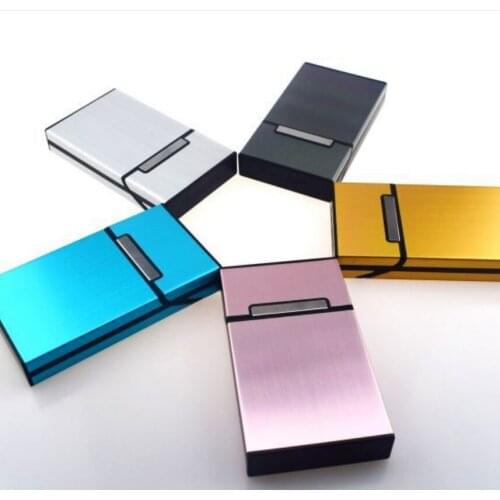 New style lengthened plastic ultra-thin 20 cigarettes capacity women Exclusive cigarette case box Smoking accessories tool