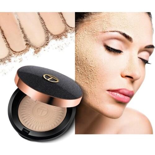 Retro Butterfly Make Up Compact Powder Base Foundation SPF15 Natural Concealer Tools Free Shipping